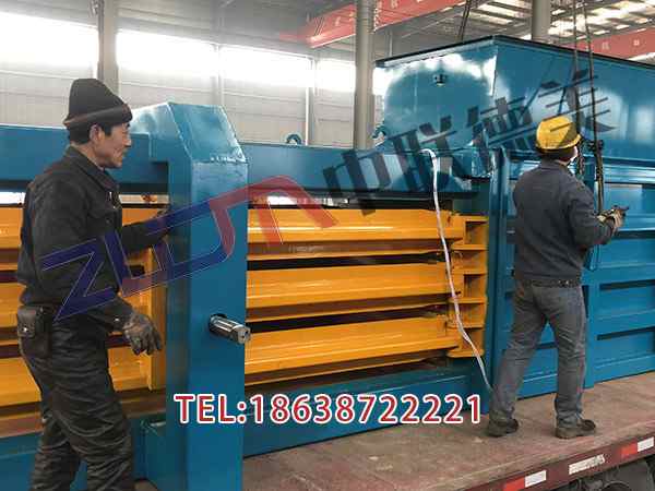 山東120噸廢紙打包機行情