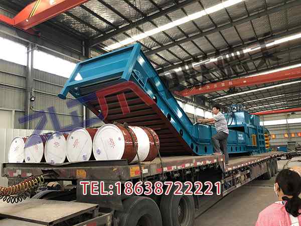 上海半自動廢紙打包機工作