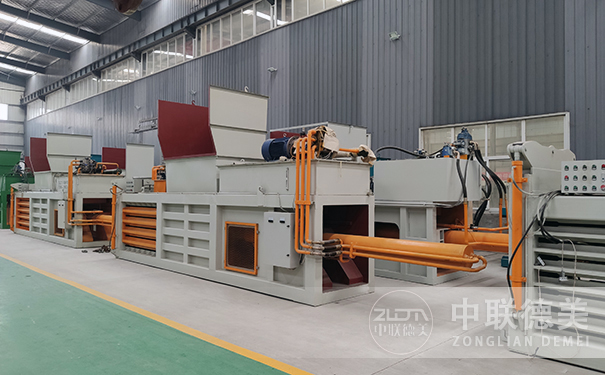 自動廢紙打包機